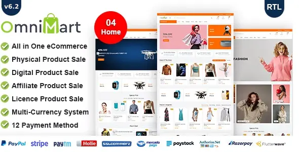OmniMart - eCommerce CMS | Laravel eCommerce script