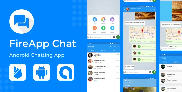FireApp Chat - Android Chatting App with Groups