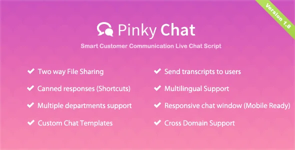 Pinky Chat - PHP Live Chat Script