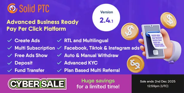 Solid PTC - Advanced Pay Per Click Platform