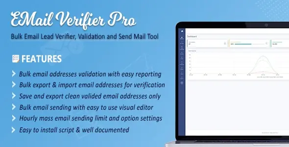 Email Verifier Pro - Bulk Email Addresses Validation, Mail Sender & Email Lead Management Too