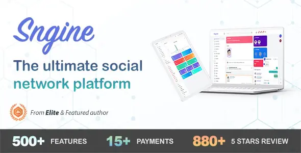 Sngine - The Ultimate PHP Social Network Platform