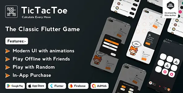 Tic Tac Toe v1.1.3 - The Classic Flutter Tic Tac Toe Game