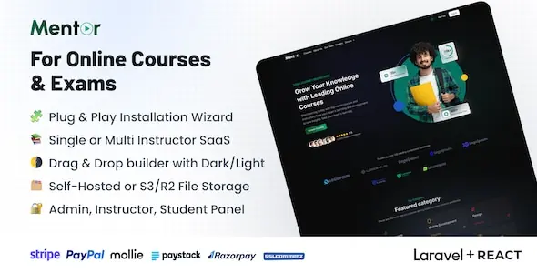 Mentor LMS v5.1.0 - Learning Management System