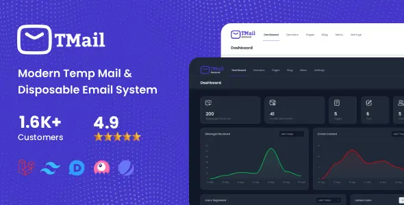 TMail  - Modern Temp Mail & Disposable Email System - nulled