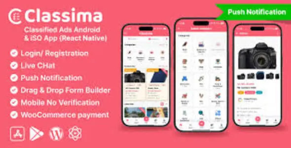 Classima - Classified ads Android & iOS App