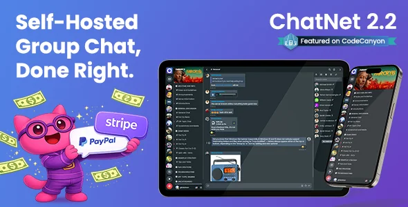 ChatNet v2.1 - PHP Chat Room & Private Chat Script - nulled