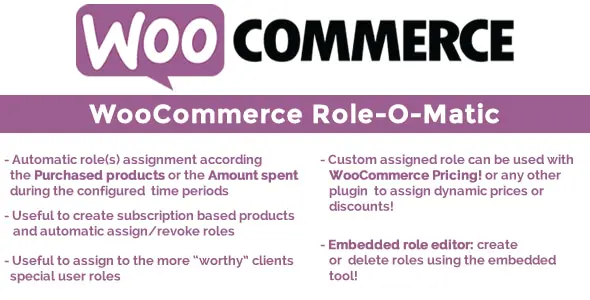 WooCommerce Role-O-Matic v9.2