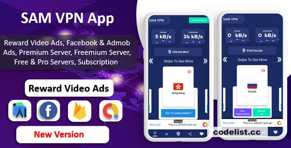 SAM VPN App - Secure VPN and Fast Servers VPN