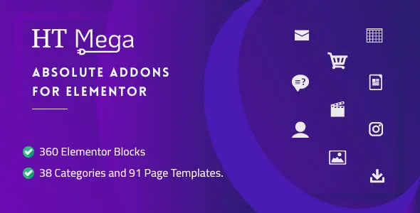 HT Mega Pro v2.1.2 – Absolute Addons for Elementor Page Builder
