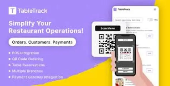 TableTrack - The Complete SaaS Restaurant Management Solution - nulled