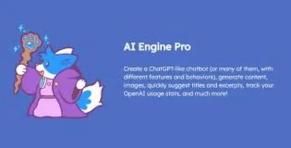 AI Engine Pro v3.0.2 - ChatGPT Chatbot, GPT Content Generator, Custom Playground & Features