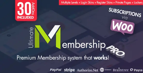 Ultimate Membership Pro WordPress Plugin