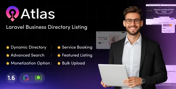 Atlas v1.3.1 - Laravel Business Directory Listing - nulled