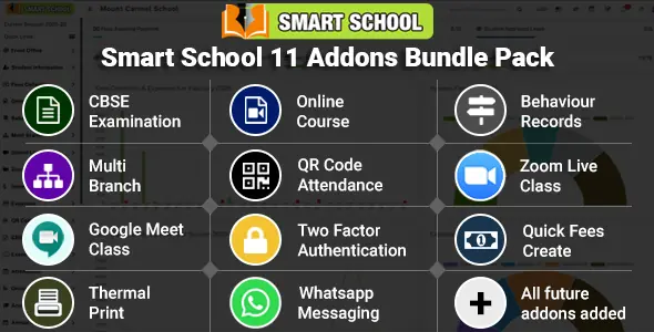 Smart School Addon Modules Bundle Pack - 6 February 2026