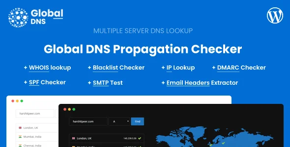Global DNS v3.2.0 - Multiple Server - DNS Propagation Checker - WP