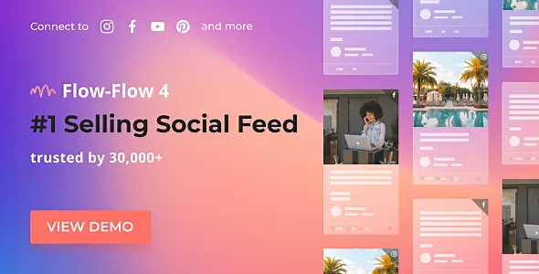 Flow-Flow v4.9.8.6 - WordPress Social Stream Plugin