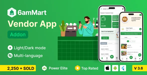 6amMart - Vendor App v3.6