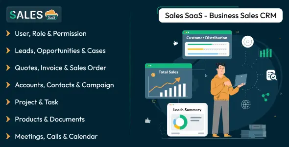 Sales SaaS v7.6 - Business Sales CRM - nulled