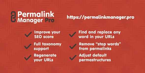 Permalink Manager Pro v2.5.3.4 - WordPress Plugin