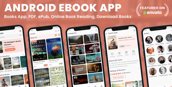 Android EBook App (Books App, PDF, ePub, Online Book Reading, Download Books) v21.0 - nulled