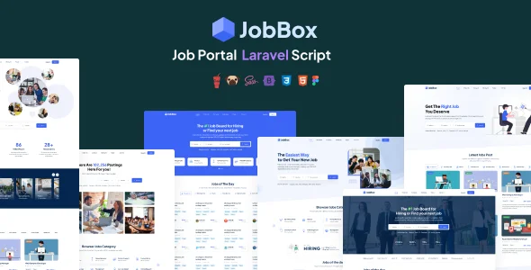 JobBox v1.17.1- Laravel Job Portal Multilingual System