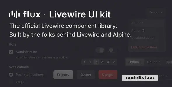 Livewire Flux PRO