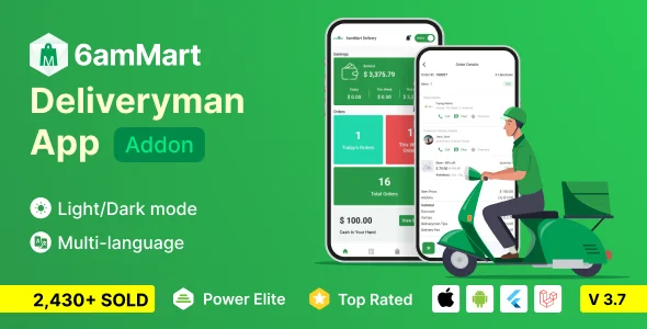 6amMart - Delivery Man App v3.7