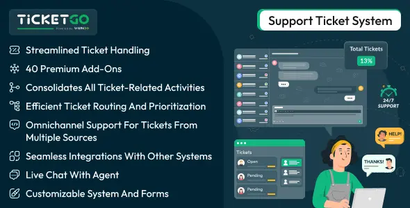 TicketGo v6.3 - Support Ticket System - nulled