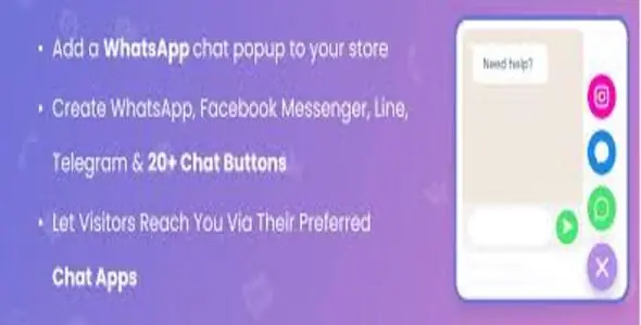 Chaty Pro v3.5.1 – Floating Chat Widget, Contact Icons, Messages, Telegram, Email, SMS, Call Button