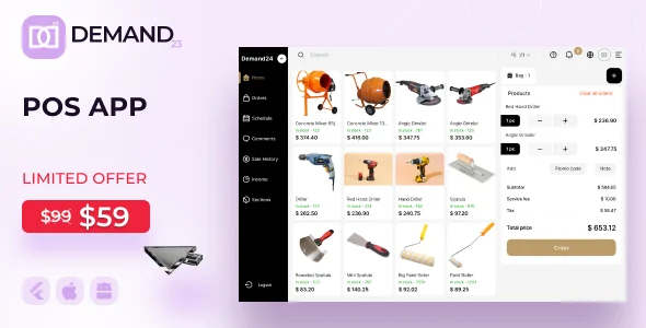 On-Demand24 POS + Order & Service Management (IOS, Android, Desktop) 16 February 2026