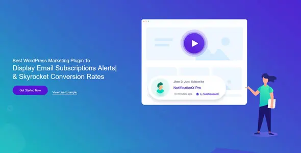 NotificationX v3.0.7 - Best WordPress Marketing Plugin