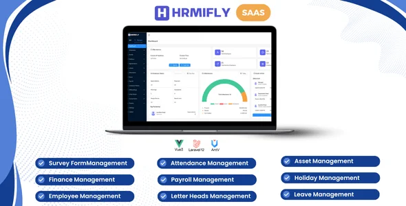 Hrmifly SAAS 2.0.0 - Complete Payroll And HR Management System (HRM)
