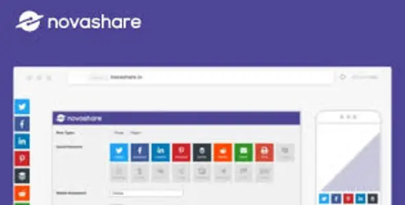 Novashare v1.6.4 - WordPress Social Sharing Plugin