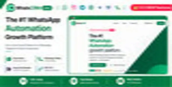 WhatsCRM v5.9.5 - Chatbot, Flow Builder, API Access, WhatsApp CRM SAAS System