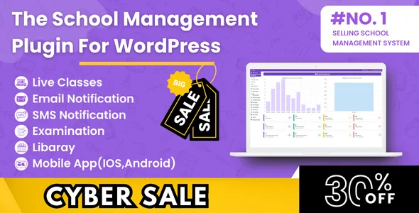 School Management - Education & Learning Management system for WordPress