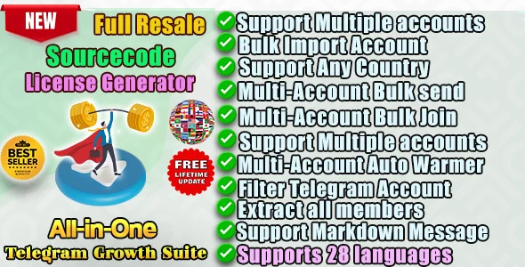 All-in-One Telegram Growth Suite v3.5.9