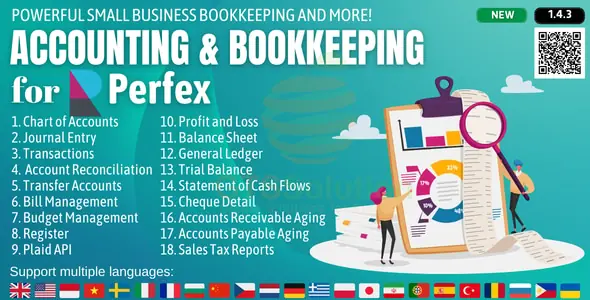 Accounting and Bookkeeping module for Perfex CRM v1.4.3