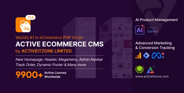 Active eCommerce CMS 11.0.0 - nulled