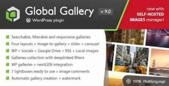 Global Gallery v10.0.0 - Wordpress Responsive Gallery
