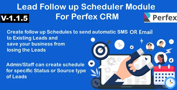 Lead Follow up Scheduler Module for Perfex CRM v1.1.5