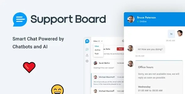 Support Board v3.8.34 - PHP Chat Plugin - nulled