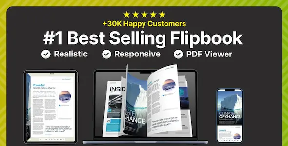 Real3D FlipBook v4.16.4 - WordPress Plugin