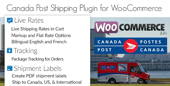 Canada Post Woocommerce Shipping Plugin v1.7.23