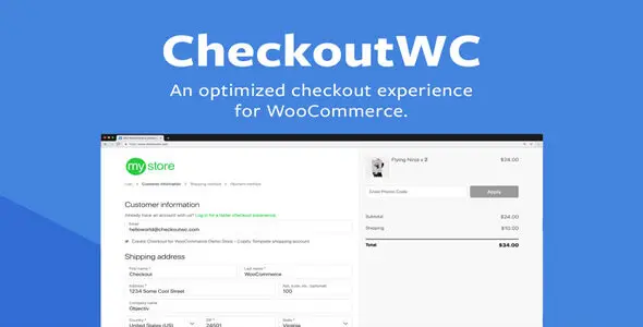 CheckoutWC v11.0.4 - Optimized Checkout Page for WooCommerce