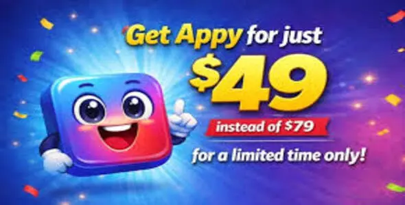 Appy v1.1.2 – AI-Powered No-Code Mobile App Builder SaaS Platform