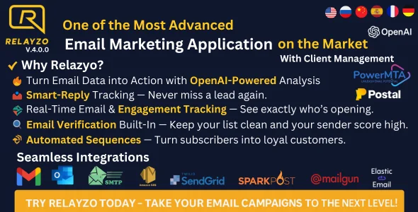 Relayzo - Email Marketing Application