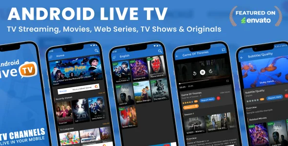 Android Live TV ( TV Streaming, Movies, Web Series, TV Shows & Originals)