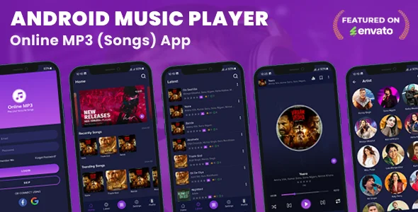 Android Music Player - Online MP3 (Songs) App